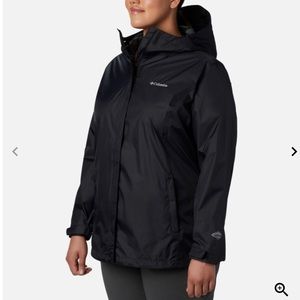 Columbia Arcadia Rain Jacket 3XL Black